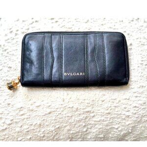 The BVLGARI B Zero One Leather Women's Long Wallet - Authentic